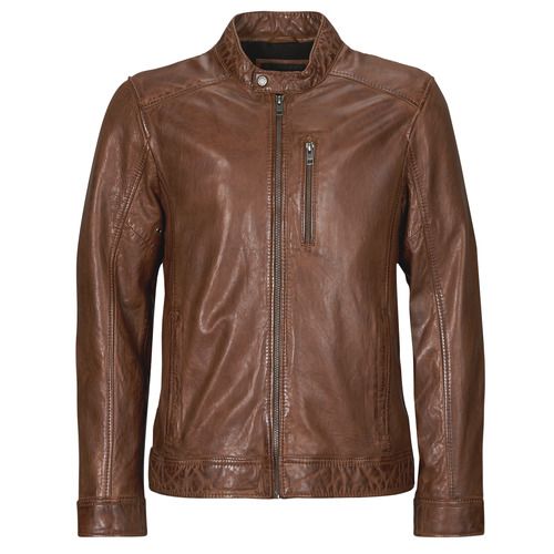 Giacca in pelle Uomo Oakwood DUKE Marrone, elegante e resistente, perfetta per look casual e alla moda. Design raffinato, ideale per ogni stagione. Acquista la giacca Oakwood DUKE per uno stile unico e sofisticato.