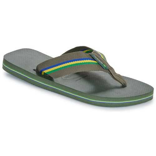 Infradito Havaianas URBAN BRASIL Verde per uomo, eleganti e resistenti, ideali per l'estate. Comfort e stile in ogni passo, perfetti per le giornate al mare o in città. Disponibili in varie taglie, queste infradito sono un must-have per ogni guardaroba estivo. Scegli la qualità Havaianas e goditi il massimo del relax!