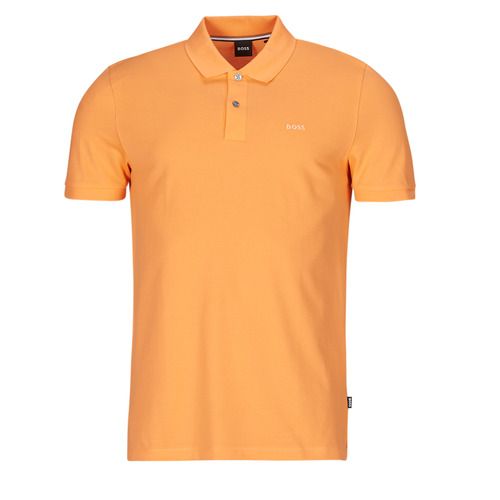 Polo Uomo BOSS Pallas Arancio - Elegante polo arancione da uomo, realizzata in cotone di alta qualità, perfetta per look casual e raffinati. Design moderno con logo BOSS sul petto, ideale per le occasioni informali. Aggiungi un tocco di stile al tuo guardaroba con questa polo versatile. Disponibile in varie taglie, rappresenta il perfetto equilibrio tra comfort e moda. Scopri la polo BOSS Pallas Arancio, un must-have per ogni uomo attento allo stile.