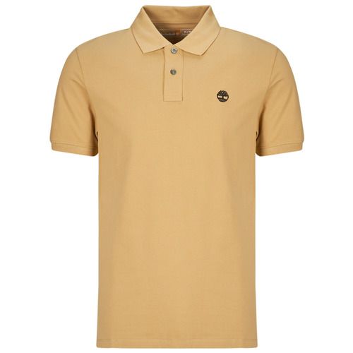 Polo Uomo Timberland Pique a maniche corte di colore beige, moda casual per l'abbigliamento maschile, realizzata con materiale di alta qualità per comfort e stile. Perfetta per outfit estivi e occasioni informali, la Polo Timberland è un must-have per ogni guardaroba. Disponibile online su outletscarpeonline.it.