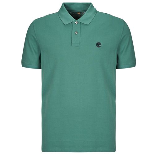 Polo uomo Timberland  Pique Short Sleeve Polo  Blu Timberland 194902913244
