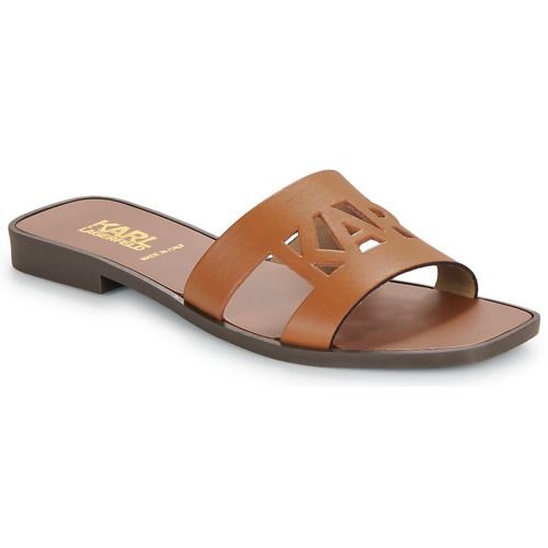 Ciabatta donna Karl Lagerfeld SKOOT II KARL KUT-OUT in marrone, elegante e alla moda, ideale per un comfort quotidiano. Perfetta per l'estate, si adatta a ogni outfit, un must-have per le fashioniste. Acquista ora per un look trendy e sofisticato.
