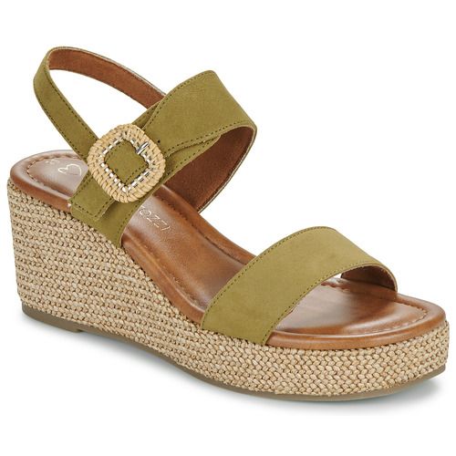 Sandali Donna Marco Tozzi 2-28039-42-736 Kaki, eleganti e comodi, perfetti per la stagione estiva. Realizzati con materiali di alta qualità, questi sandali offrono stile e comfort, ideali per ogni occasione. Scopri il tuo look estivo con i sandali Marco Tozzi, must-have nel tuo guardaroba!