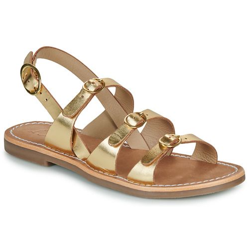 Sandali Donna L'Atelier Tropézien SH1301 Oro, eleganti e versatili, perfetti per la stagione estiva. Realizzati con materiali di alta qualità, questi sandali presenti un design sofisticato che si adatta a qualsiasi outfit. Ideali per passeggiate in città o eventi speciali, offrono comfort e stile. Scopri il sandalo perfetto per il tuo guardaroba estivo con L'Atelier Tropézien.