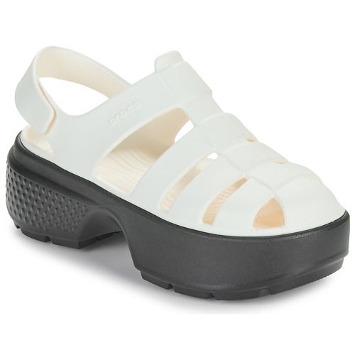 Sandali Crocs Stomp Fisherman Sandal Bianco per donna, design comodo e traspirante, ideale per la stagione estiva. Perfetti per il tempo libero e le attività all'aperto, questi sandali offrono massima aderenza e stile. Aggiungi un tocco di freschezza al tuo guardaroba con i sandali Crocs, un must-have per ogni donna alla moda.