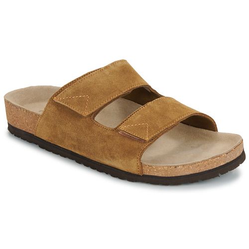 Ciabatta uomo Selected SLHBASTIAN SUEDE STRAP SLIDER B in marrone, realizzata in suede di alta qualità. Design elegante e comodo, perfetta per l'estate. Ideale per un look casual e alla moda. Scarpe estive adatte per ogni occasione, dalla spiaggia alle passeggiate.