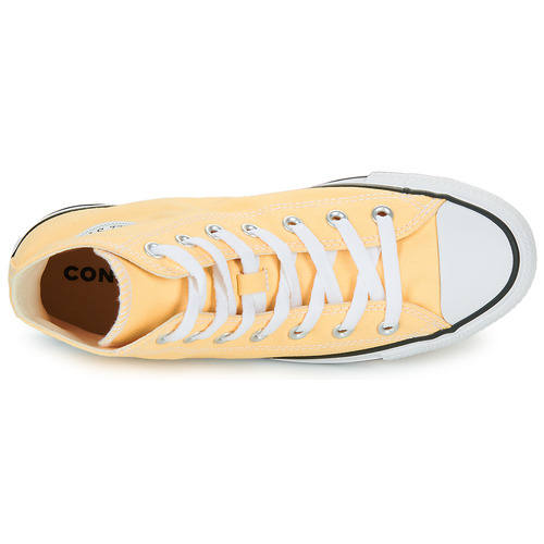 Pastel yellow high top converse clearance