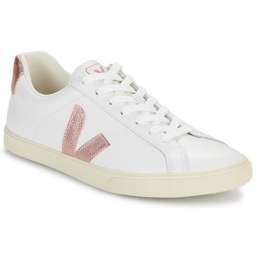 Sneakers basse Veja ESPLAR LOGO Bianco per donna, eleganti e sostenibili, ideali per un look casual e alla moda. Con dettagli distintivi e design contemporaneo, queste scarpe offrono comfort e stile. Perfette per ogni occasione, dalle uscite quotidiane agli eventi informali. Acquista ora per un tocco chic e consapevole nel tuo guardaroba.