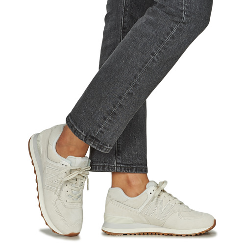 New Balance 574 Baskets blanches pour hommes 96.95