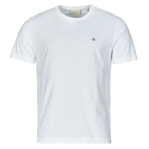 T-shirt uomo Gant REG SHIELD SS T-SHIRT Bianco, maniche corte e design elegante, ideale per l'abbigliamento casual e sportivo. Realizzata in materiali di alta qualità per comfort e resistenza. Acquista la T-shirt Gant per un look moderno e versatile, perfetta per ogni occasione.