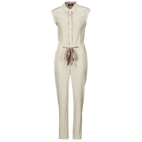 Tuta jumpsuit donna Kaporal CAMIA beige, ideale per outfit eleganti e casual, realizzata in tessuto leggero e comodo. Perfetta per la stagione estiva, adatta a diverse occasioni, da eventi serali a uscite informali. Scegli la tuta Kaporal CAMIA per uno stile versatile e trendy.