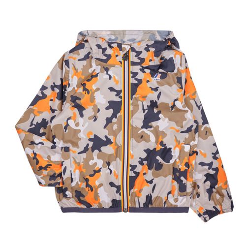 Giacca a vento K-Way ragazza P. LE VRAI 3.0 CLAUDE GRAPHIC Multicolore, ideale per la primavera e l'estate. Realizzata in materiale leggero e resistente all'acqua, questa giacca offre comfort e stile. Perfetta per le attività all'aperto, il design grafico moderno e vivace la rende un must-have per il guardaroba di ogni giovane. Scopri la giacca a vento K-Way per un look trendy e protettivo.