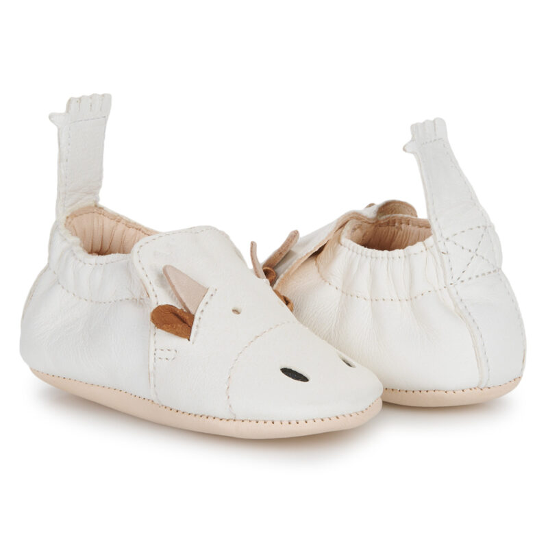 Easy Peasy MY BLUMOO VACHE Bianco Pantofole Bambino - 4