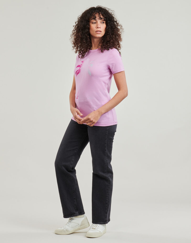 T-shirt BOSS C_Elogo_print5 Rosa T-shirt maniche corte Donna - 3