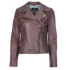 Giacca in pelle  Oakwood  CLIPS  Marrone -   Giacche in pelle Donna