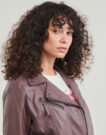 Giacca in pelle Oakwood CLIPS Marrone Giacche in pelle Donna - 5