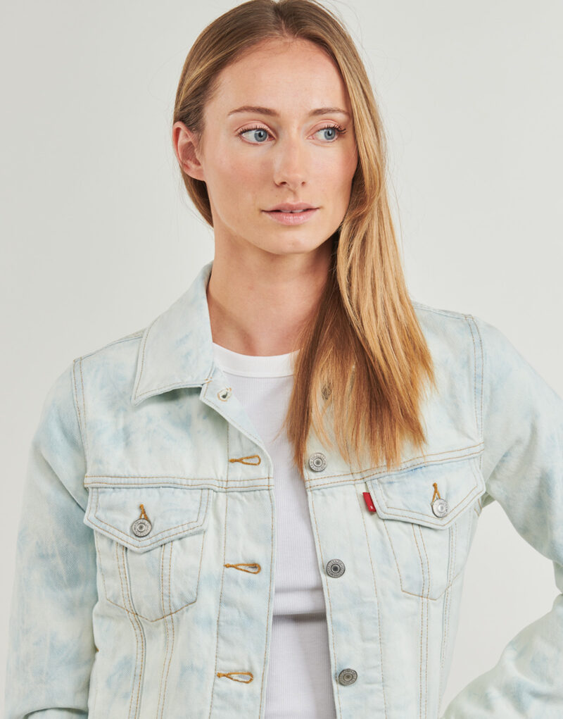 Giacca in jeans  Levis  ORIGINAL TRUCKER  Blu -   Giacche in jeans Donna - 5