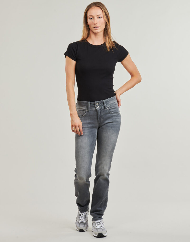 Jeans Slim Pepe jeans SLIM JEANS LW Grigio Jeans Slim Donna - 2