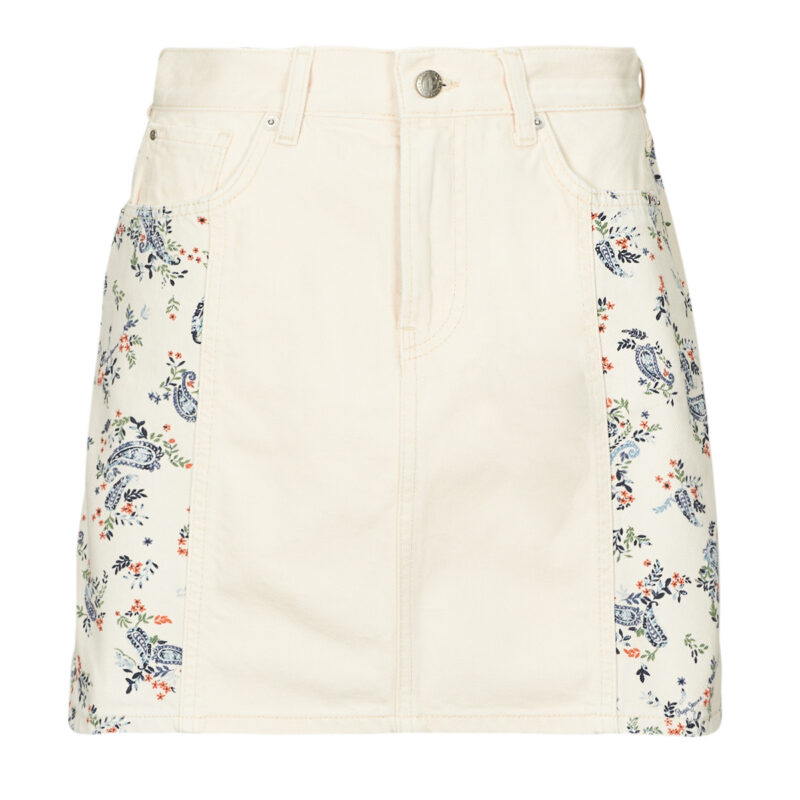 Kurze R&ouml;cke Pepe jeans MINI SKIRT HW PAISLEY Beige Kurze R&ouml;cke Damen - 1