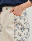 Kurze R&ouml;cke Pepe jeans MINI SKIRT HW PAISLEY Beige Kurze R&ouml;cke Damen - 5
