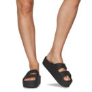 Cacato&egrave;s CAIPIRINHA CLASSIC Black Women's Slipper - 8