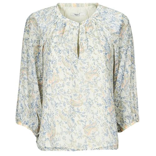 Camicia beige da donna Pepe Jeans MARTINA, elegante e versatile, ideale per ogni occasione. Design moderno e raffinato, perfetta per un look casual o da lavoro. Scopri la qualità e lo stile unico di questa camicetta, perfetta per completare il tuo guardaroba.