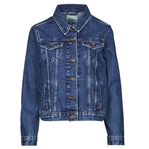 Giacca in jeans Pepe Jeans REGULAR JACKET Blu per Donna, un capo moda ideale per il tuo guardaroba. Questa giacca casual è perfetta per abbinamenti versatili e offre comfort e stile in ogni occasione. Scopri la qualità e il design distintivo di Pepe Jeans con questa elegante giacca in jeans.