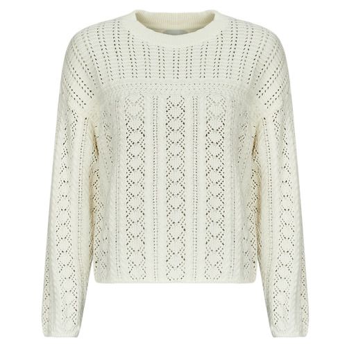 Maglione beige da donna Pepe Jeans ISADORA, realizzato in morbido tessuto, ideale per outfit eleganti e casual. Design contemporaneo con dettagli raffinati, perfetto per la stagione autunnale e invernale. Acquista ora e aggiungi un tocco di stile al tuo guardaroba!
