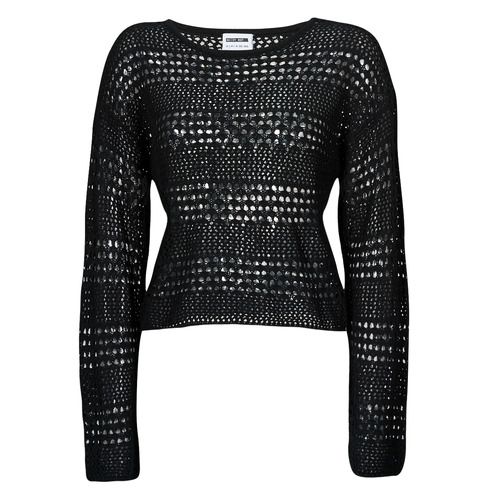 Maglione Donna Noisy May NMLAIKA Nero, elegante e versatile, ideale per ogni occasione. Realizzato in morbido materiale, offre comfort e stile. Perfetto per l'autunno e l'inverno, facilmente abbinabile a jeans o gonne per un look casual-chic. Disponibile ora su outletscarpeonline.it.