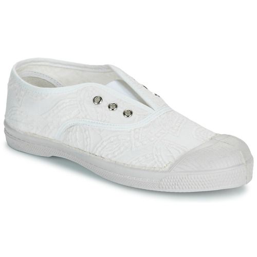Scarpe Bensimon per bambina ragazza TENNIS ELLY BRODERIE ANGLAISE in colore bianco, eleganti e comode, ideali per ogni occasione. Design raffinato con dettagli a broderie anglaise, perfette per la primavera e l'estate. Acquista ora le scarpe Bensimon, un must-have per le piccole fashioniste!
