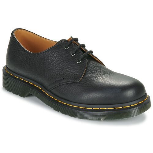 Scarpe Derby Donna Dr. Martens 1461 BLACK AMBASSADOR in pelle nera. Design elegante e versatile, ideale per ogni occasione. Comfort eccezionale e durata nel tempo, perfette per completare il tuo outfit. Scarpe must-have per chi ama lo stile distintivo e la qualità.