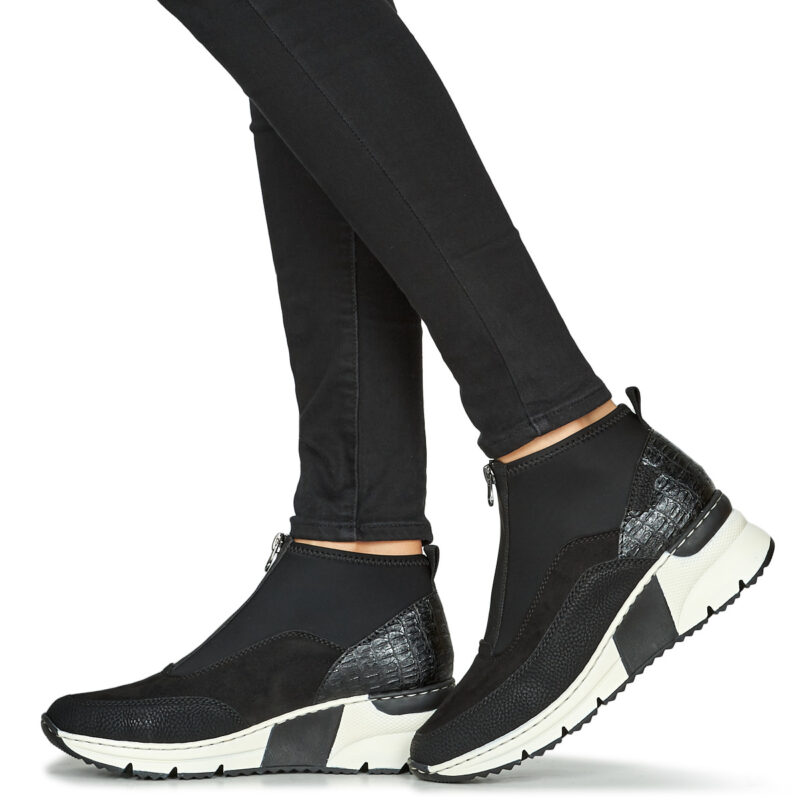 Rieker  MOLINDRA  Nero -  Sneakers alte Donna - 8