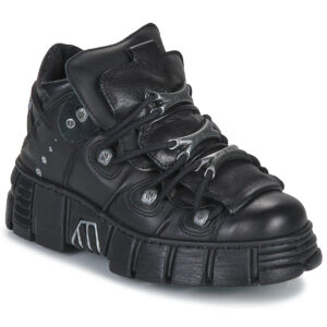 New Rock  BASANE  Nero -  Derby Donna