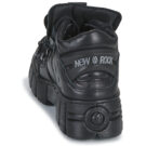 New Rock  BASANE  Nero -  Derby Donna - 5