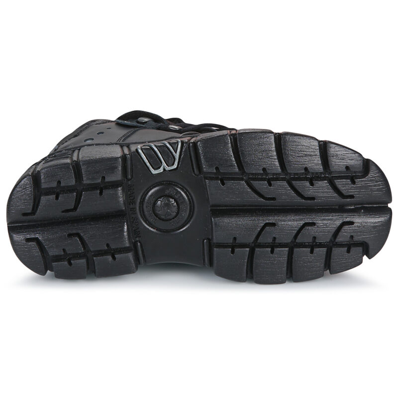 New Rock  BASANE  Nero -  Derby Donna - 7