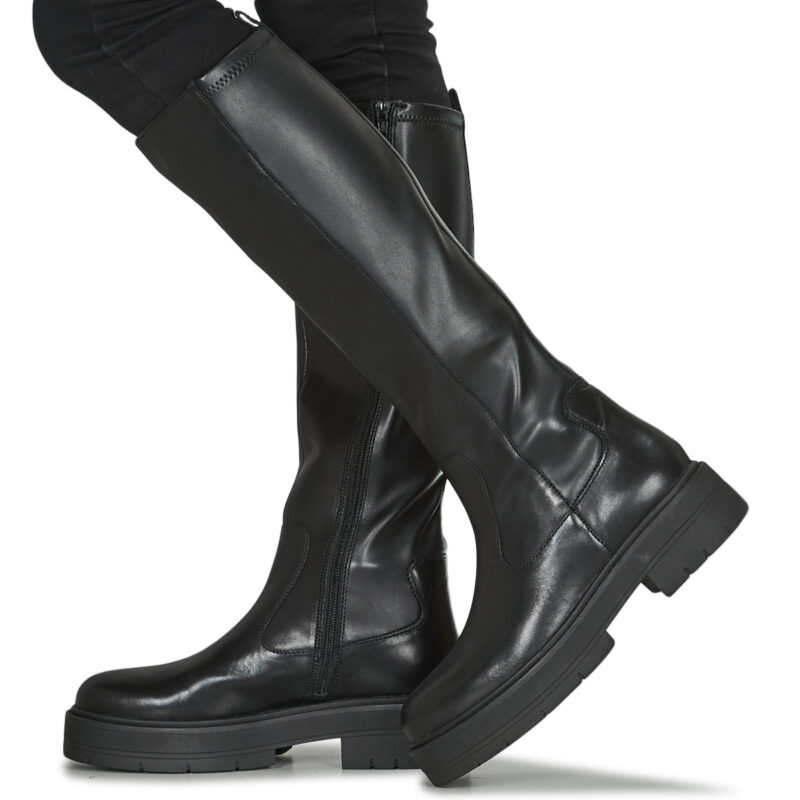 Geox D SPHERICA EC7 BOOTS Nero Stivali bassi Donna - 8