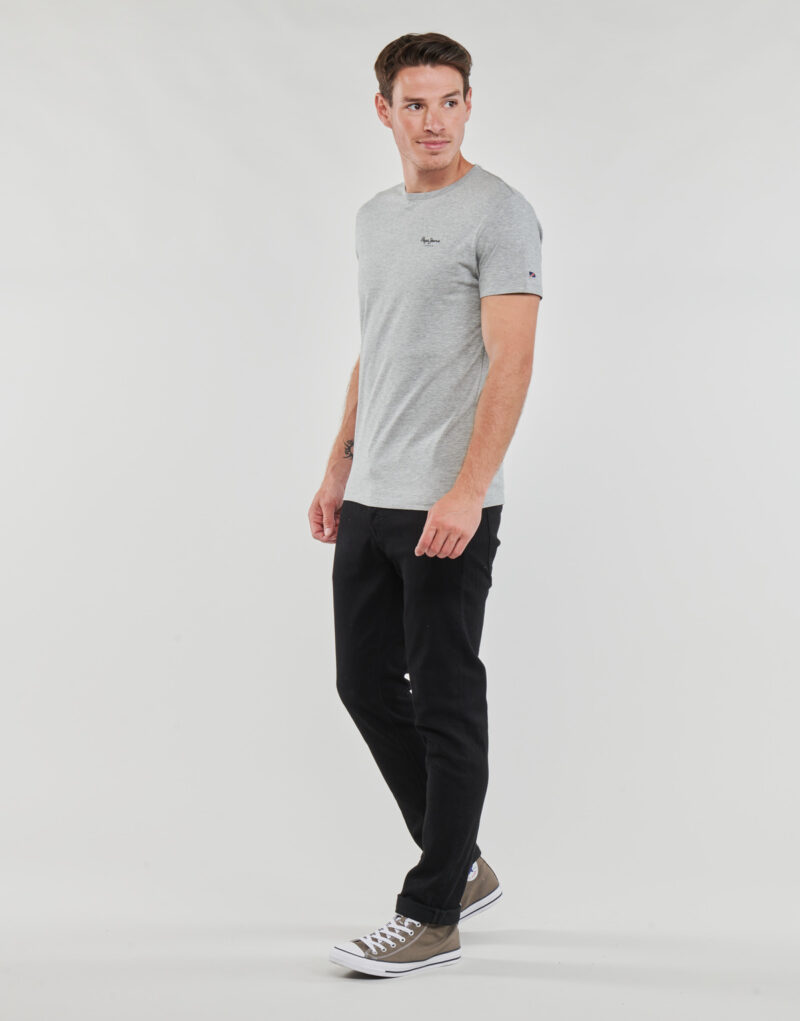 T-shirt Pepe jeans ORIGINAL BASIC 3 N Gris T-shirt manches courtes Homme - 3