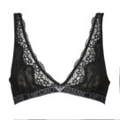 Triangolo/Senza ferretto Emporio Armani VICHY MESH LACE Nero Senza ferretto Donna - 1
