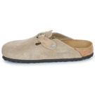 BIRKENSTOCK Boston Braided Suede / Taupe / Stretto Beige Zoccoli Donna - 4