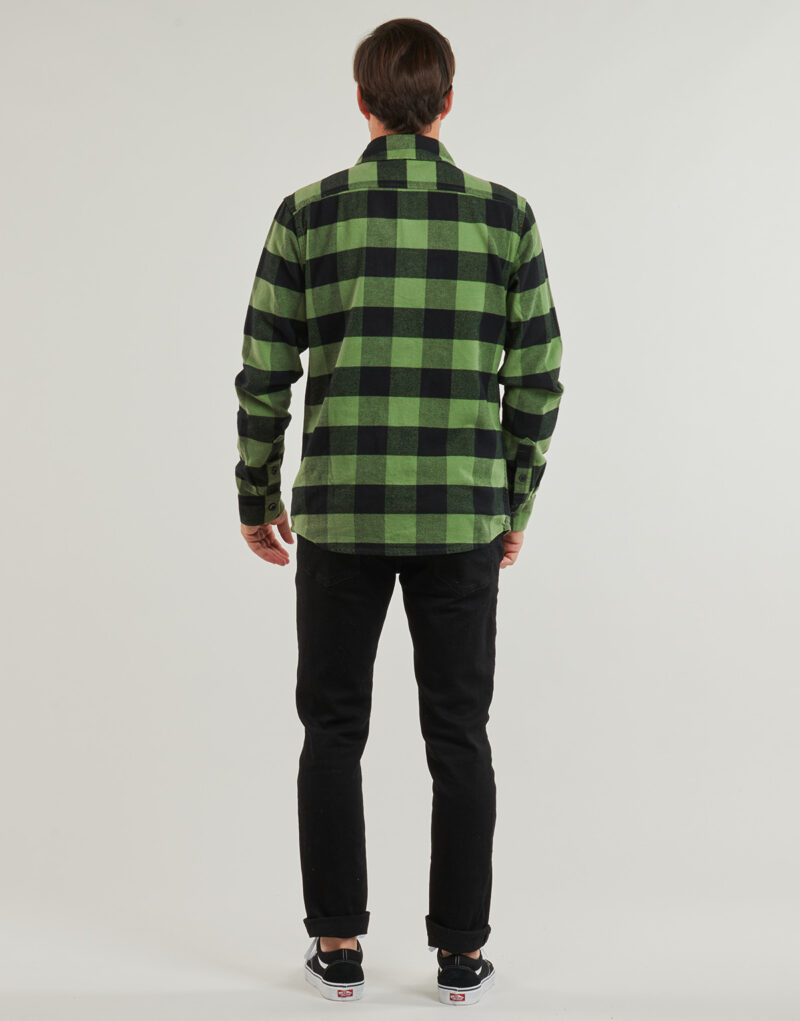 Camicia a maniche lunghe Dickies NEW SACRAMENTO SHIRT PINE GREEN Kaki Camicie a maniche lunghe Uomo - 4