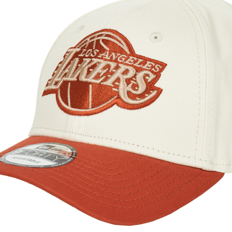 Cappellino New Era COLOUR BLOCK 9FORTY&reg; LOS ANGELES LAKERS Bianco Cappellini Uomo - 3