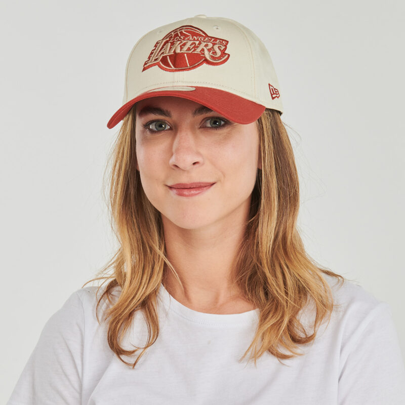 Cappellino New Era COLOUR BLOCK 9FORTY&reg; LOS ANGELES LAKERS Bianco Cappellini Donna - 4