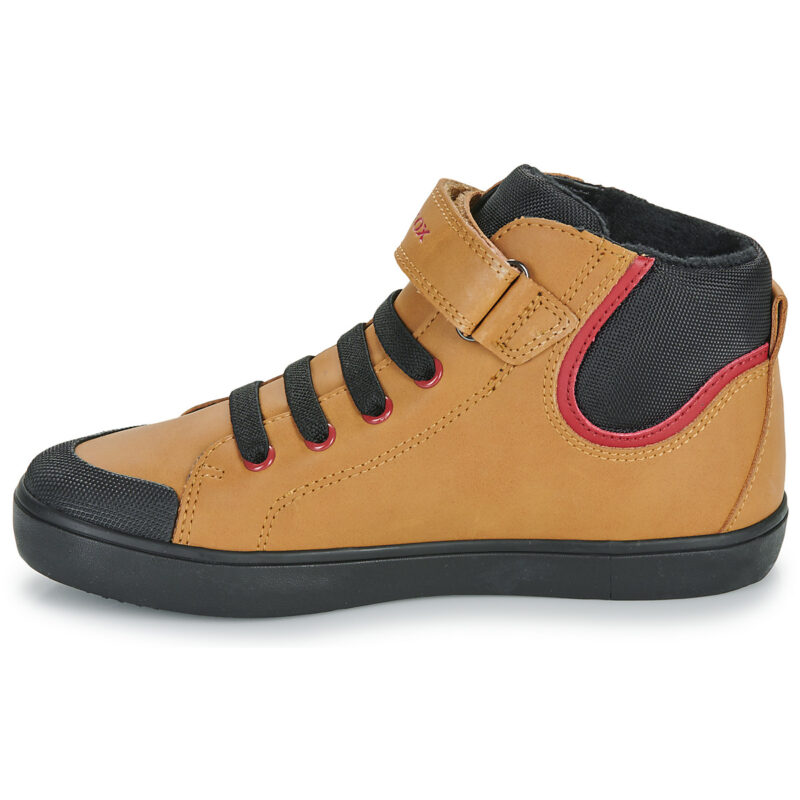 Geox J GISLI BOY Baskets Marron Enfant - 4
