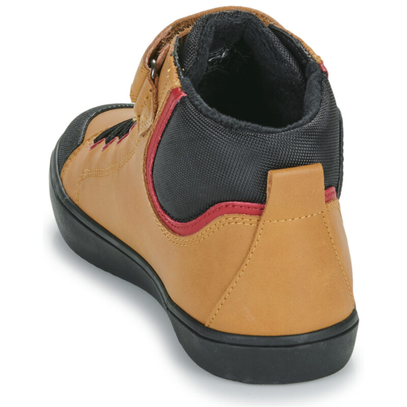 Geox J GISLI BOY Baskets Marron Enfant - 5
