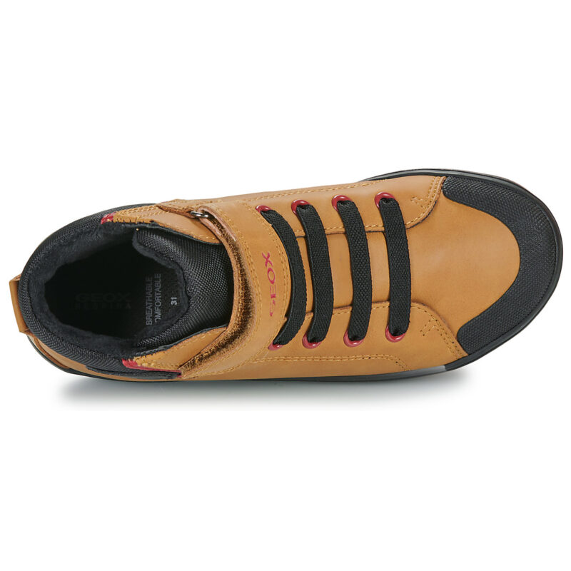 Geox J GISLI BOY Baskets Marron Enfant - 6
