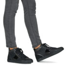 Geox  BLOMIEE M  Nero -  Sneakers alte Donna - 8