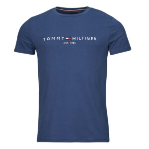 T-shirt  Tommy Hilfiger  LOGO TEE  Blu -  T-shirt maniche corte Uomo