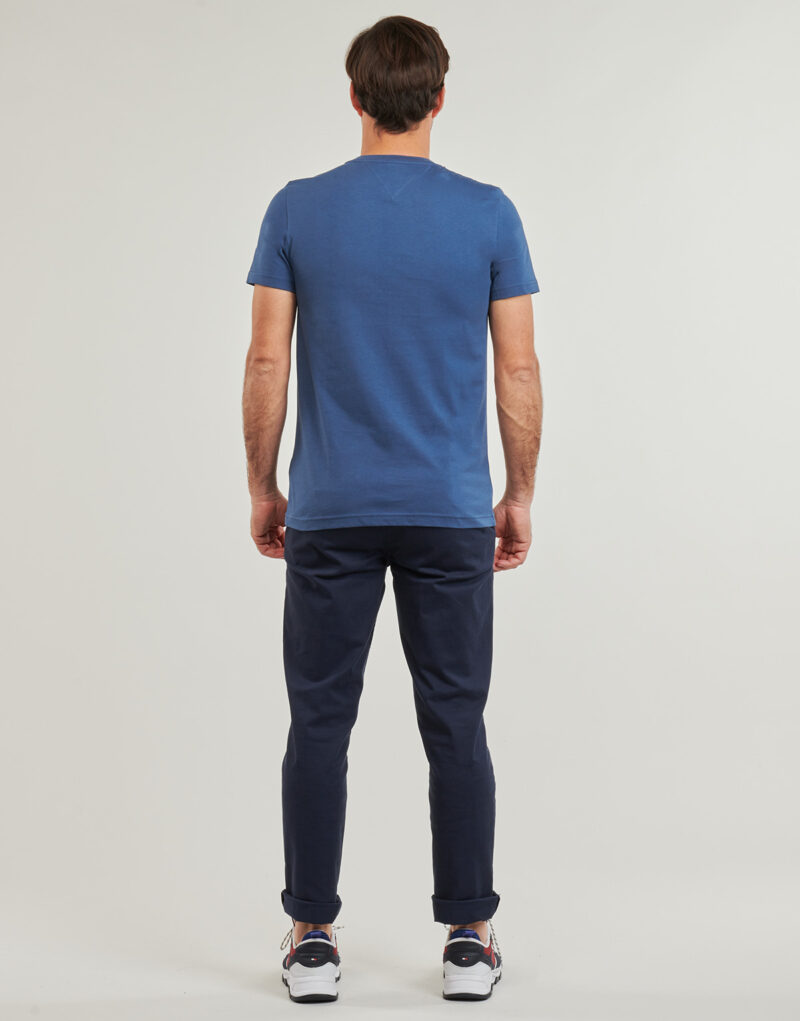 T-shirt Tommy Hilfiger LOGO TEE Blu T-shirt maniche corte Uomo - 4