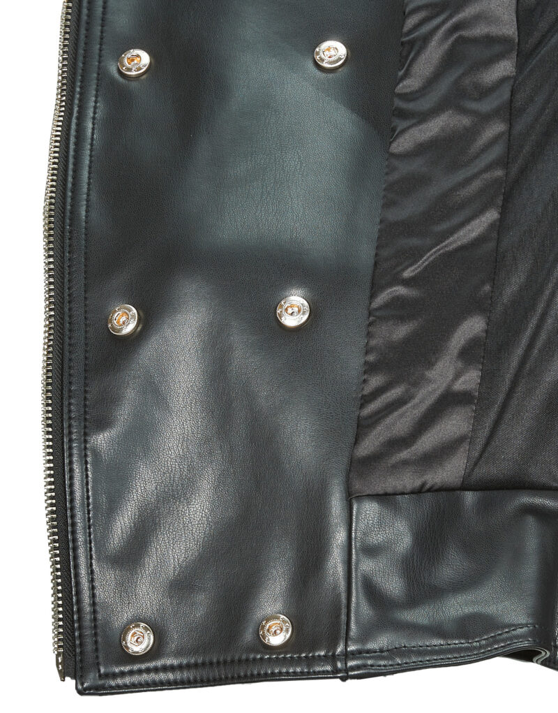 veste Guess MYLA MOTO Nero Giubbotti Donna - 6