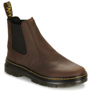 Dr. Martens  EMBURY DARK BROWN CRAZY HORSE  Marrone -  Stivaletti Uomo